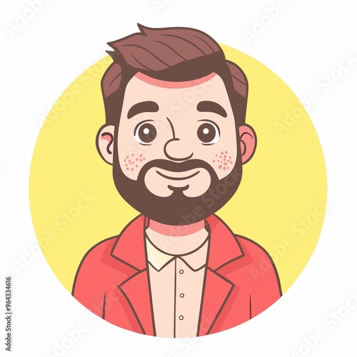 Cartoon Vector Avatar Man