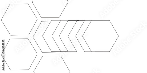 White hexagon 3D background texture. modern abstract polygonal pattern. 3d rendering illustration. Futuristic abstract banner. white and black lines 3d Hexagonal. honeycomb white Background.