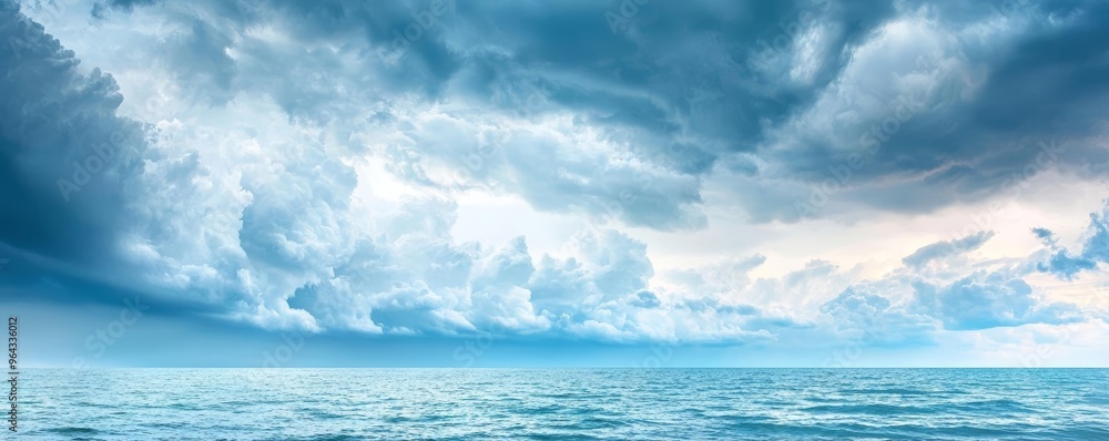 Cold front moving in with heavy clouds and wind, changing weather, turbulent atmosphere Cold front moving in with heavy clouds and wind, changing weather, turbulent atmosphere