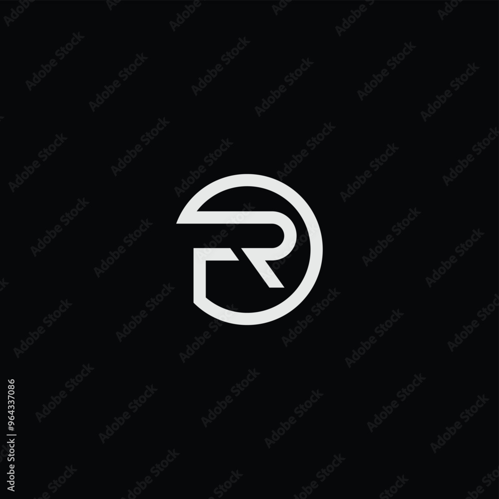 FR or RF letter logo design. Abstract outstanding professional business awesome artistic branding company different colors illustration. FR or RF letter logo design. Abstract outstanding professional business awesome artistic branding company different colors illustration.