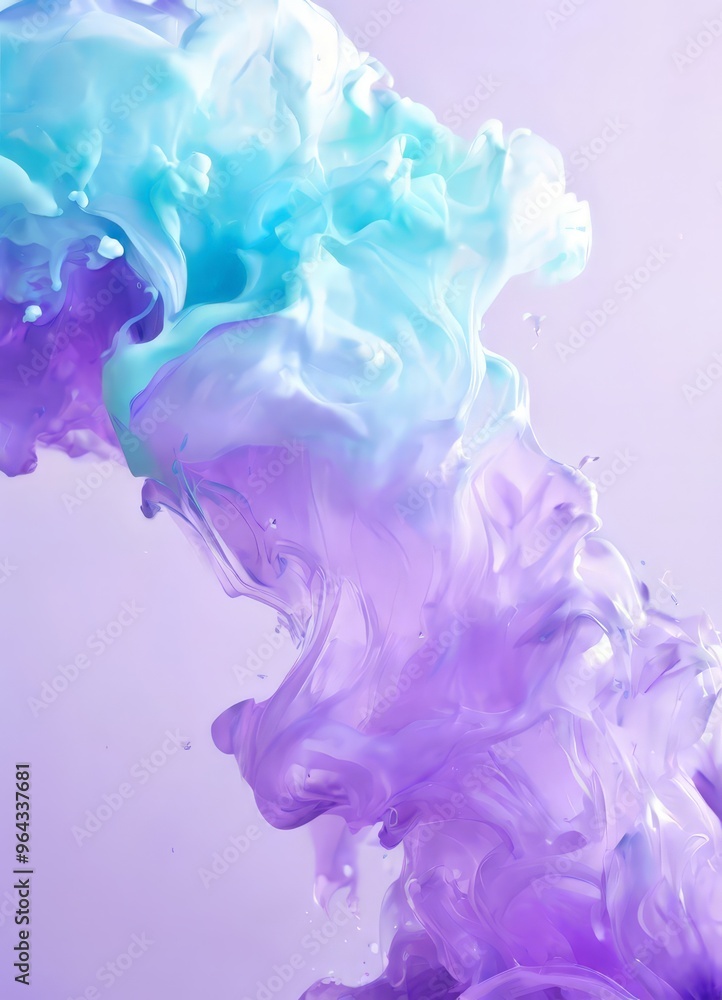 vibrant abstract composition of swirling, fluid purple and blue hues, creating a dynamic and visual effect. vibrant abstract composition of swirling, fluid purple and blue hues, creating a dynamic and visual effect.