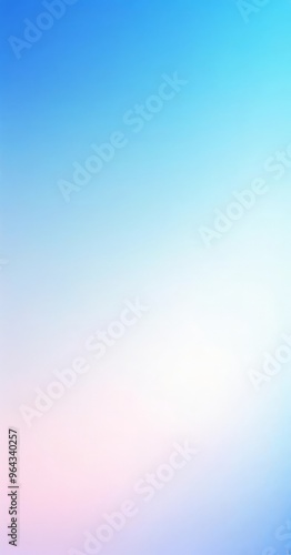 a gradient background transitioning from a deep blue at the top to a lighter blue at the bottom, with a subtle pinkish hue in the middle.