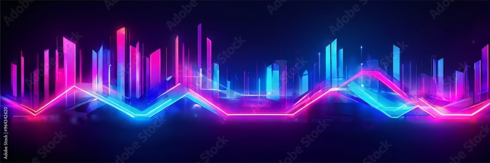 futuristic cityscape, characterized by a series of tall, slender buildings in a vibrant color palette of pink, blue, and purple. The buildings are arranged in a zigzag pattern, futuristic cityscape, characterized by a series of tall, slender buildings in a vibrant color palette of pink, blue, and purple. The buildings are arranged in a zigzag pattern,
