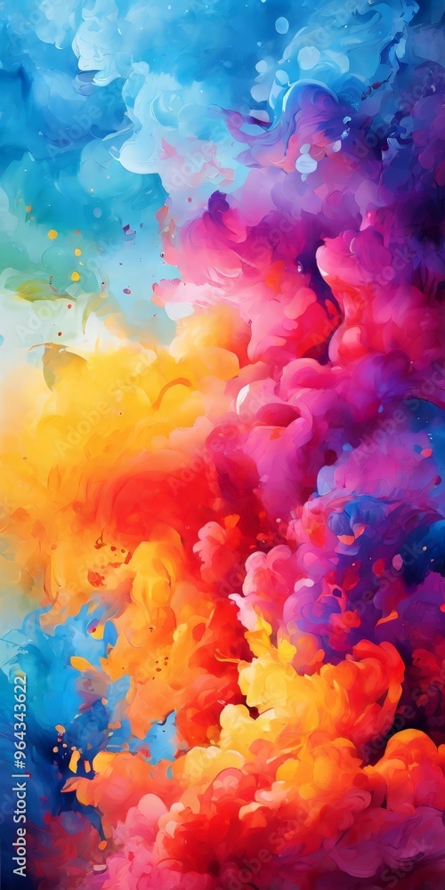 a vibrant digital artwork featuring a swirling pattern of multicolored smoke or vapor, with hues of blue, orange, pink, and yellow. The colors are vivid and dynamic, creating a a vibrant digital artwork featuring a swirling pattern of multicolored smoke or vapor, with hues of blue, orange, pink, and yellow. The colors are vivid and dynamic, creating a