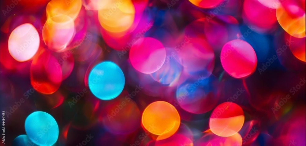vibrant display of colorful bokeh lights, creating a visually striking and abstract composition. vibrant display of colorful bokeh lights, creating a visually striking and abstract composition.