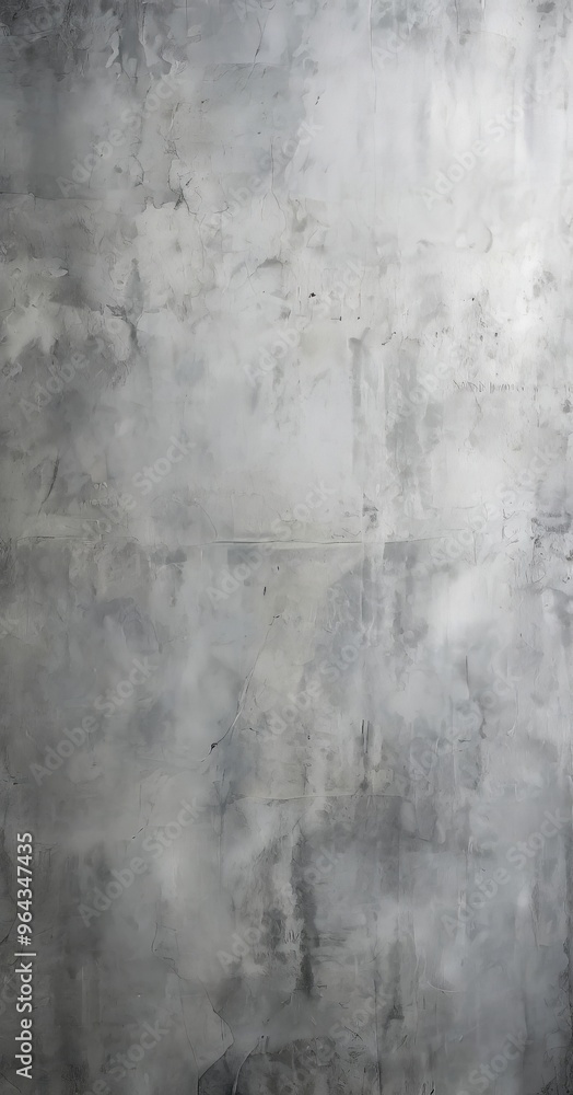 a textured gray concrete wall with visible cracks and stains, creating a rough, unfinished appearance.