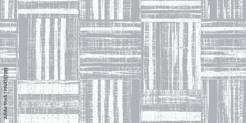 abstract trendy print hand drawn retro pattern design vector geometric stripes natural linen textured