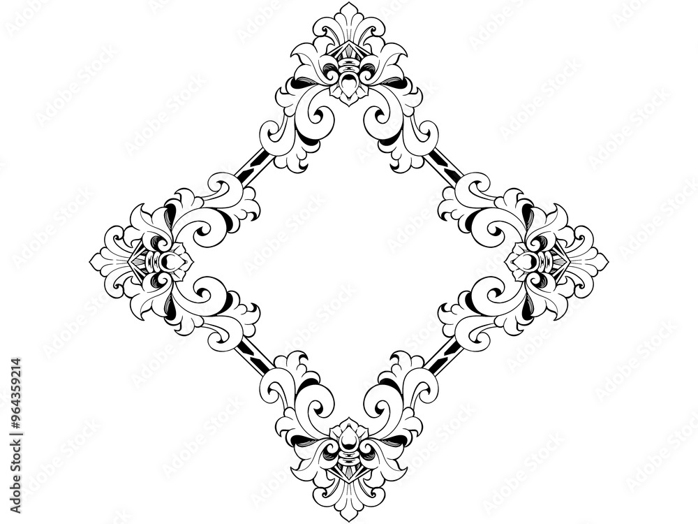 classic line ornament. classic line ornament.