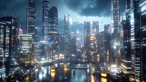 Wallpaper Mural AI-driven city digital networks Torontodigital.ca