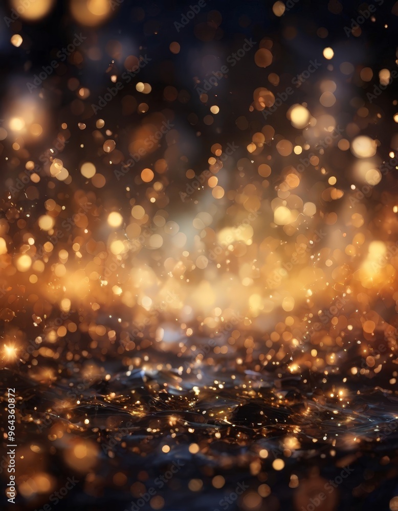dark background with a multitude of small, glowing, and sparkling lights scattered throughout, creating a sense of depth and movement. dark background with a multitude of small, glowing, and sparkling lights scattered throughout, creating a sense of depth and movement.
