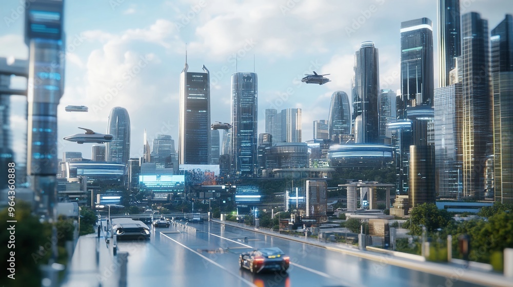 Obraz premium AI-driven world autonomous systems