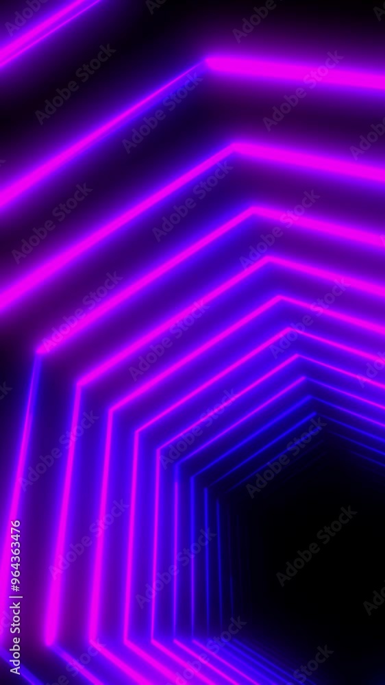 Neon Cyberpunk Dreamscape: Flowing Blue and Purple Abstract Waves. Loop background Neon Cyberpunk Dreamscape: Flowing Blue and Purple Abstract Waves. Loop background