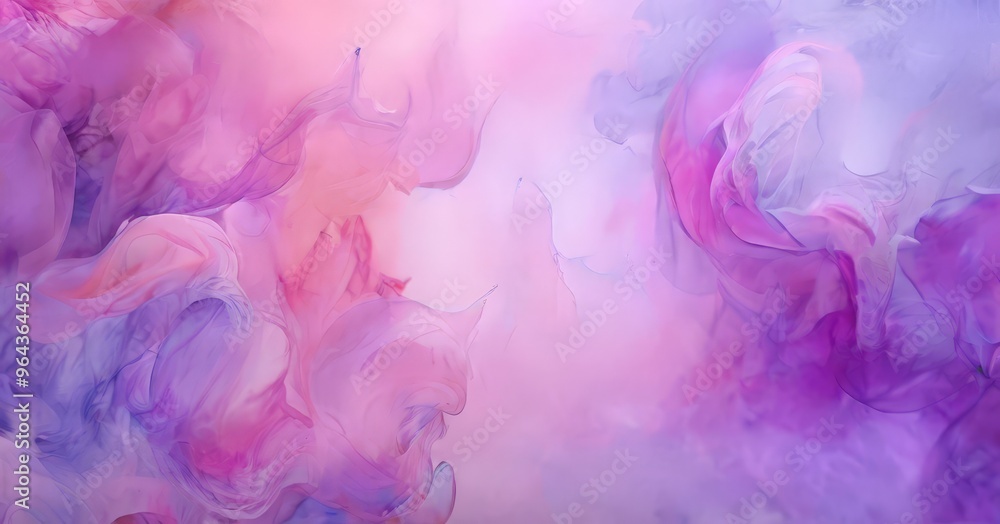 Obraz premium vibrant abstract background with swirling, fluid patterns of pink, purple, and blue hues, creating a sense of movement and dynamism.