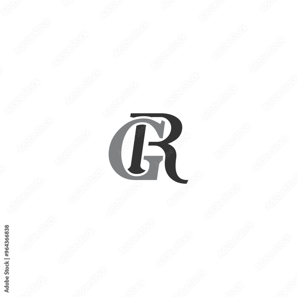 GR or RG letter logo design. Abstract outstanding professional business awesome artistic branding company different colors illustration. GR or RG letter logo design. Abstract outstanding professional business awesome artistic branding company different colors illustration.