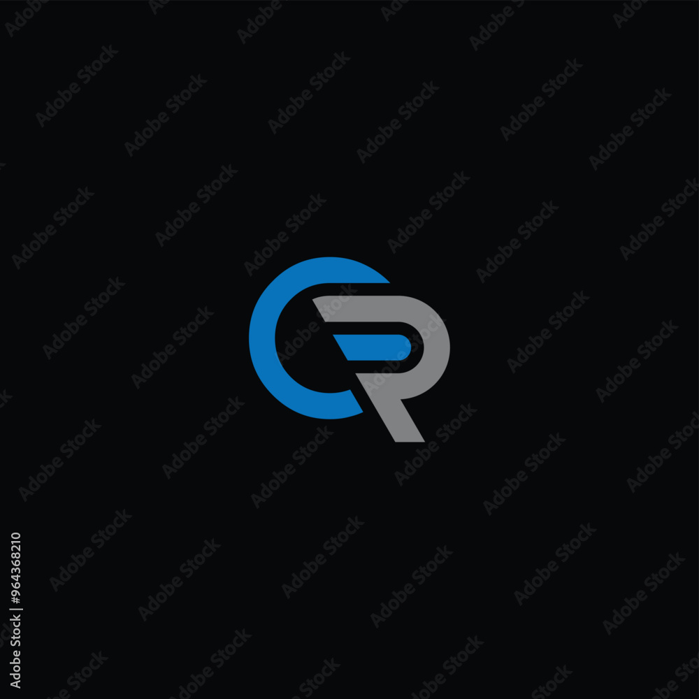 GR or RG letter logo design. Abstract outstanding professional business awesome artistic branding company different colors illustration. GR or RG letter logo design. Abstract outstanding professional business awesome artistic branding company different colors illustration.