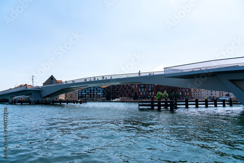 bridge over the river in Kopenhavn, Denmark