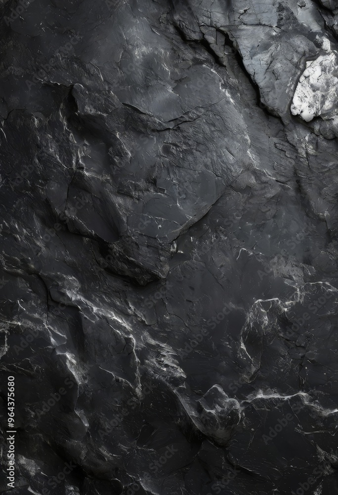 Fototapeta premium a close-up view of a dark, textured surface with a rough, uneven appearance.