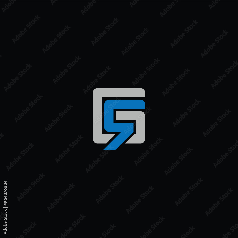 GR or RG letter logo design. Abstract outstanding professional business awesome artistic branding company different colors illustration. GR or RG letter logo design. Abstract outstanding professional business awesome artistic branding company different colors illustration.