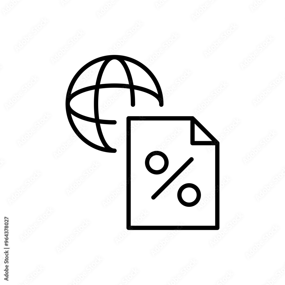 Online investment outline icons, minimalist vector illustration ,simple transparent graphic element .Isolated on white background Online investment outline icons, minimalist vector illustration ,simple transparent graphic element .Isolated on white background