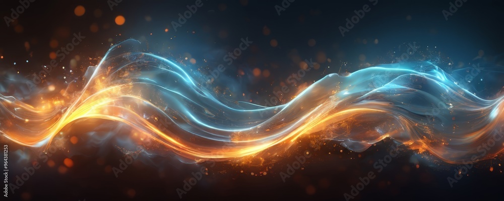 a dynamic, swirling pattern of blue and orange flames, with a dark background and scattered white and orange sparks. a dynamic, swirling pattern of blue and orange flames, with a dark background and scattered white and orange sparks.