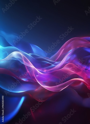 Wallpaper Mural dynamic abstract composition of swirling, multicolored lines and shapes, creating a sense of movement and energy. Torontodigital.ca