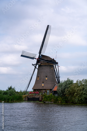 dutch windmill in the country