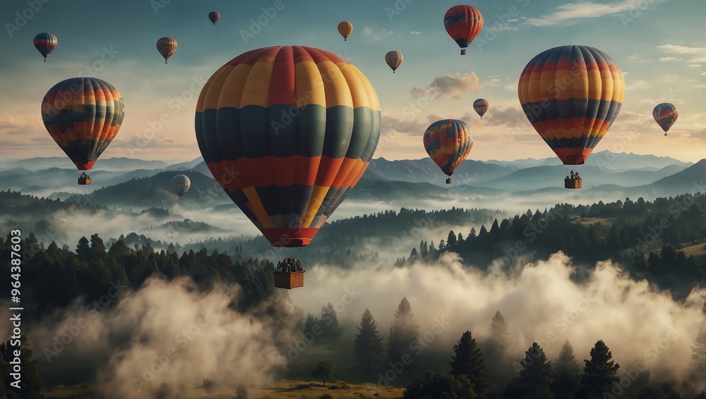 Obraz premium hot air balloon