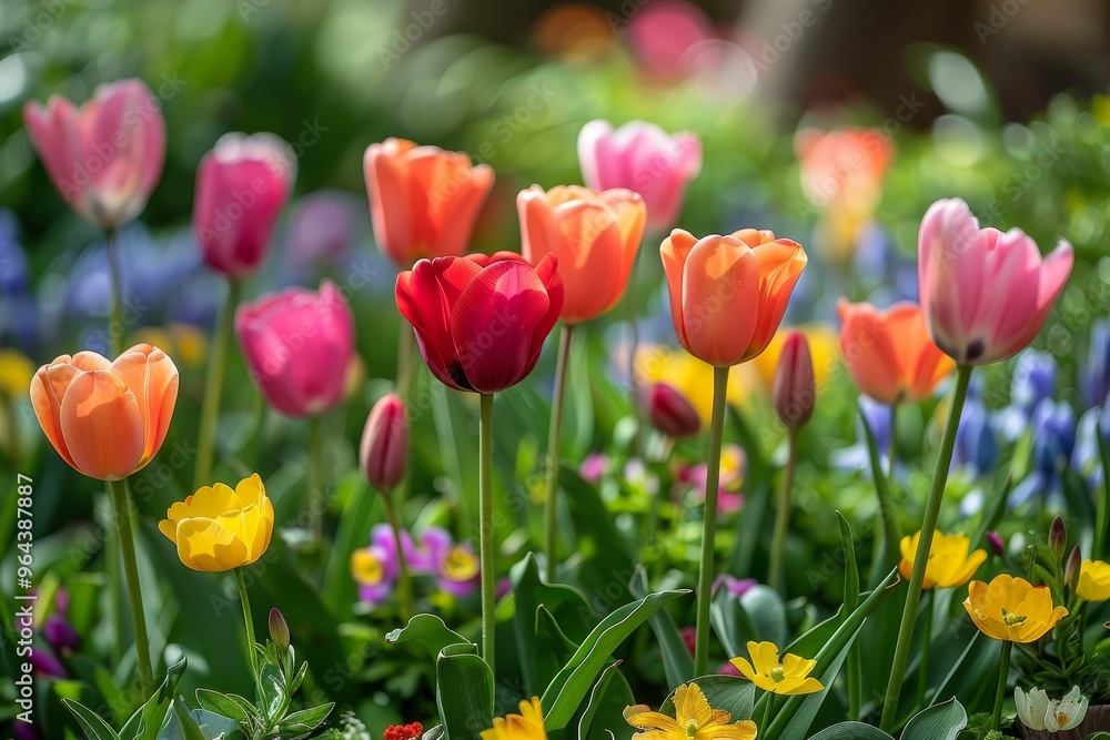 Floral Fields in Bloom A Springtime Symphony of Color Floral Fields in Bloom A Springtime Symphony of Color
