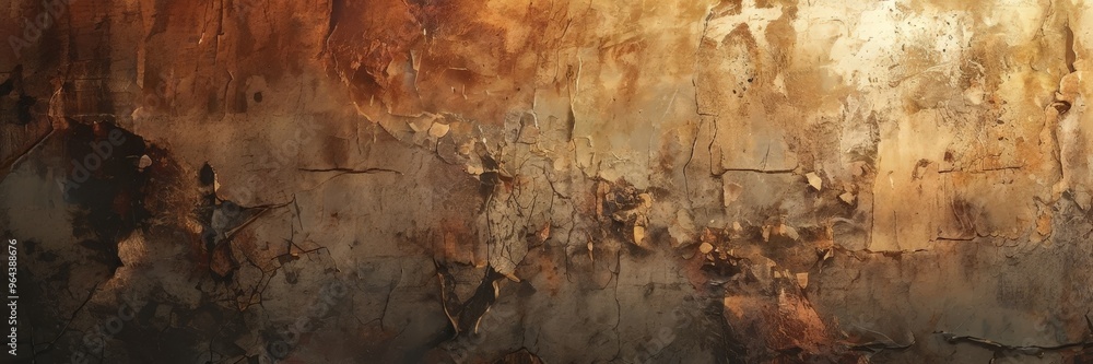 a textured, aged wall with a mix of light and dark colors, including a reddish-brown hue and a faded, weathered appearance. a textured, aged wall with a mix of light and dark colors, including a reddish-brown hue and a faded, weathered appearance.