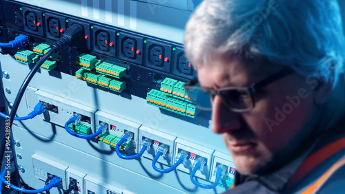 Male automation engineer. I...