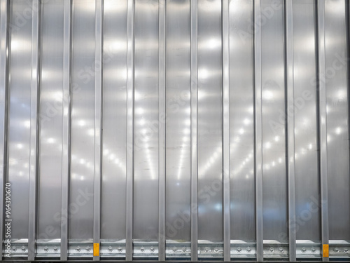 Steel background. Aluminum ...