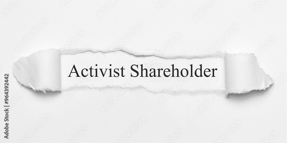 Fototapeta premium Activist Shareholder 