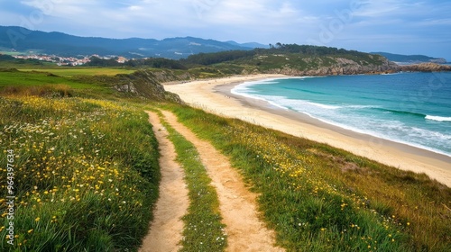 Galician Footpath and Beach