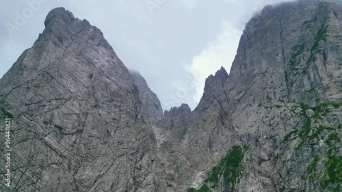 Dolomite-limestone bastions of the Creta Grauzaria mountain. Friuli to discover photo