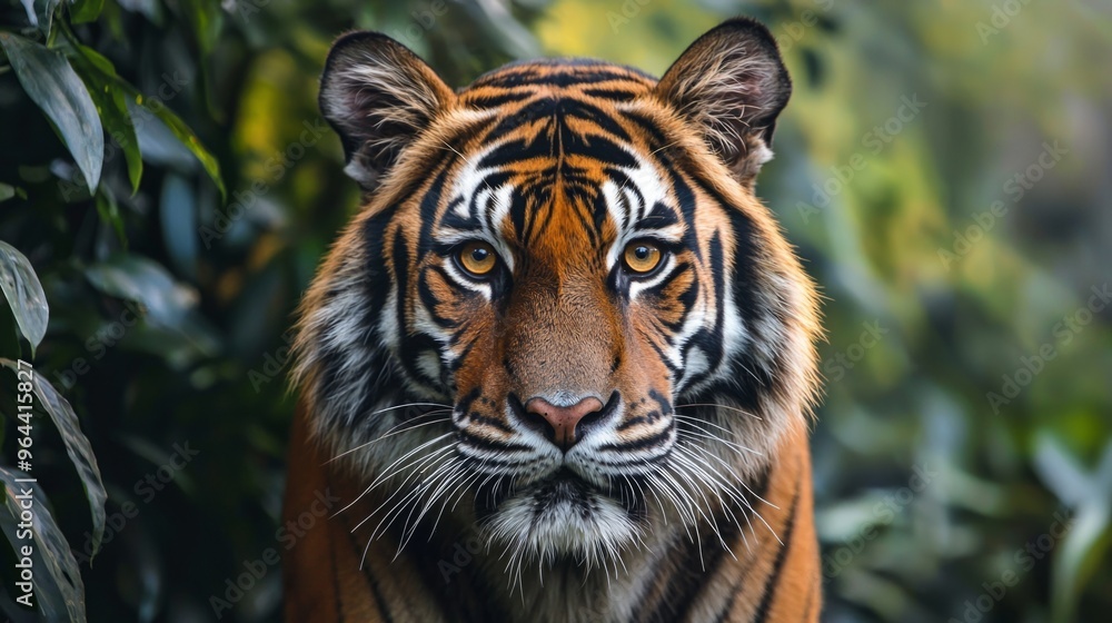Obraz premium Tiger, portrait of a bengal tiger
