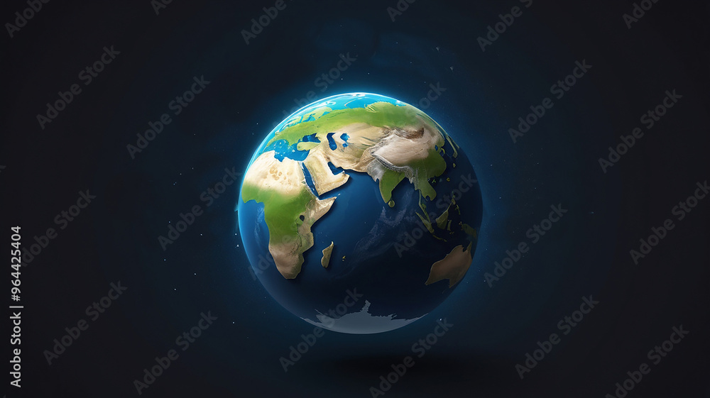World Space Week abstract digital background design with the earth World Space Week abstract digital background design with the earth