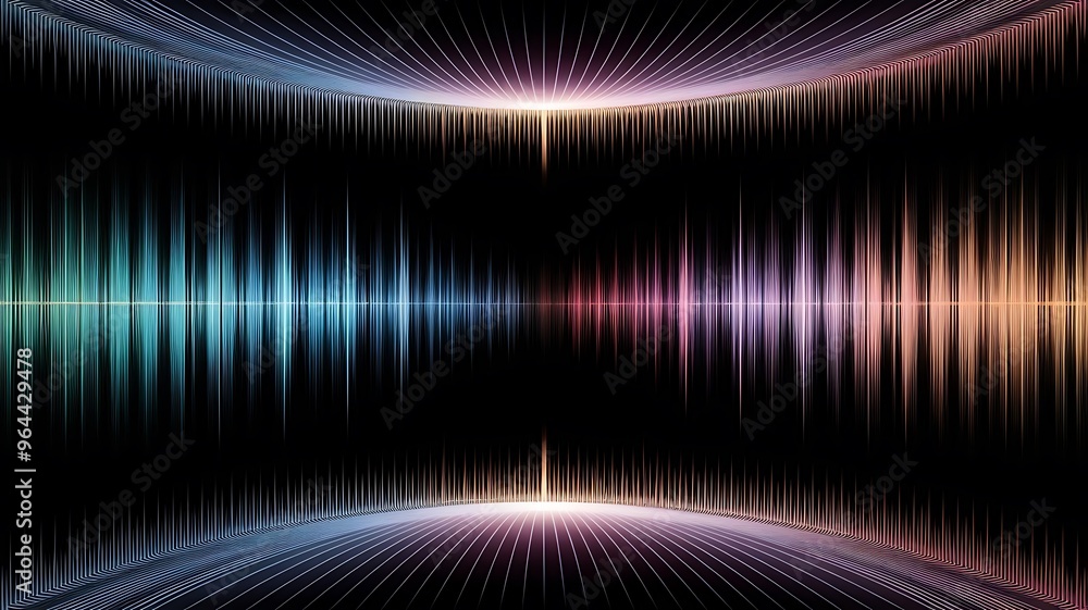 A mesmerizing circular waveform animation background featuring vibrant colors that pulse and oscillate, creating a dynamic visual effect that draws the viewer's attention A mesmerizing circular waveform animation background featuring vibrant colors that pulse and oscillate, creating a dynamic visual effect that draws the viewer's attention