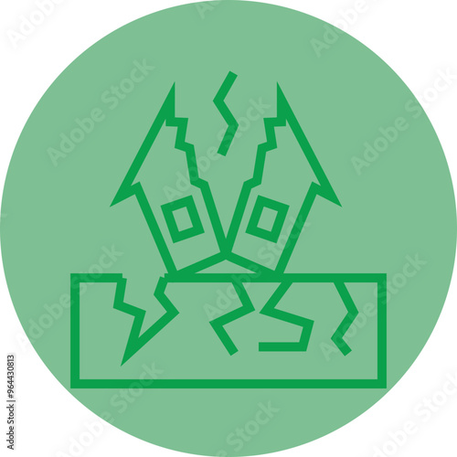 Earthquake Icon Design