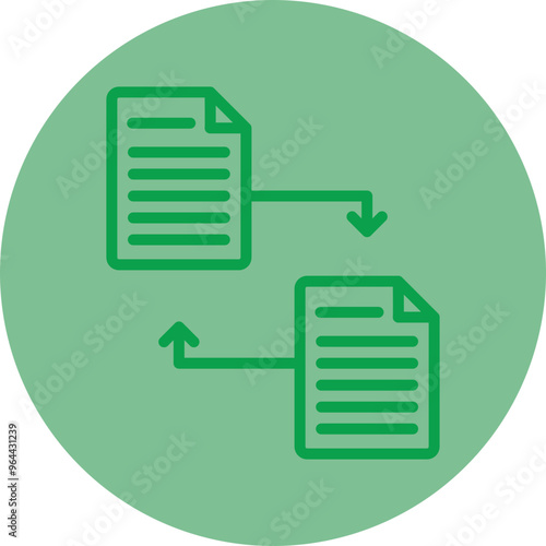 Files Exchange Icon Design