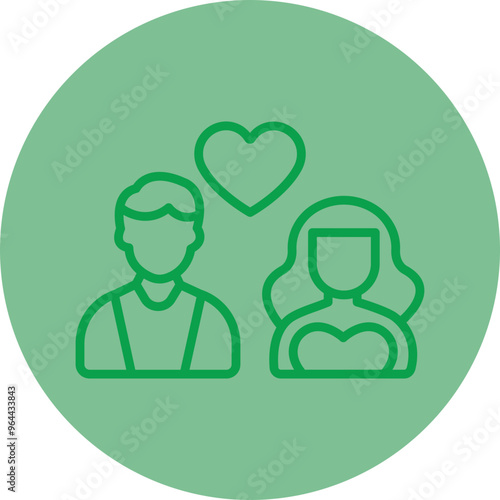 Couple Icon Design