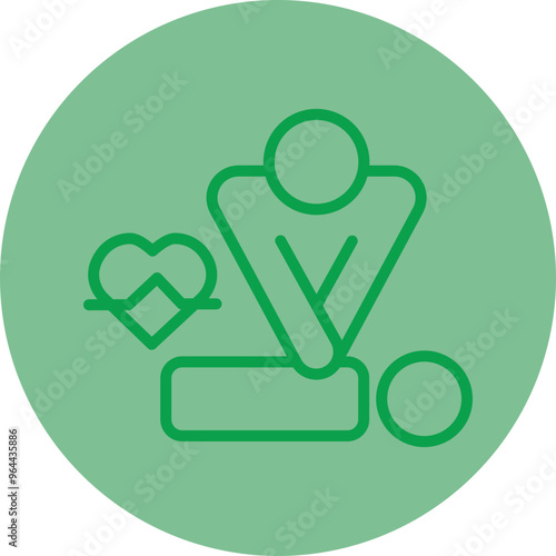 Cpr Vector Icon Design