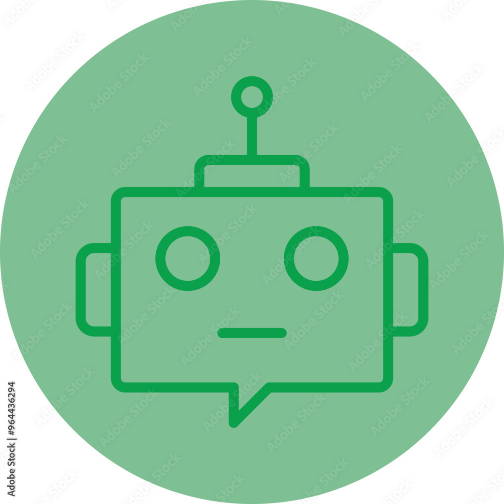 Ai Assistant Vector Icon Design Ai Assistant Vector Icon Design