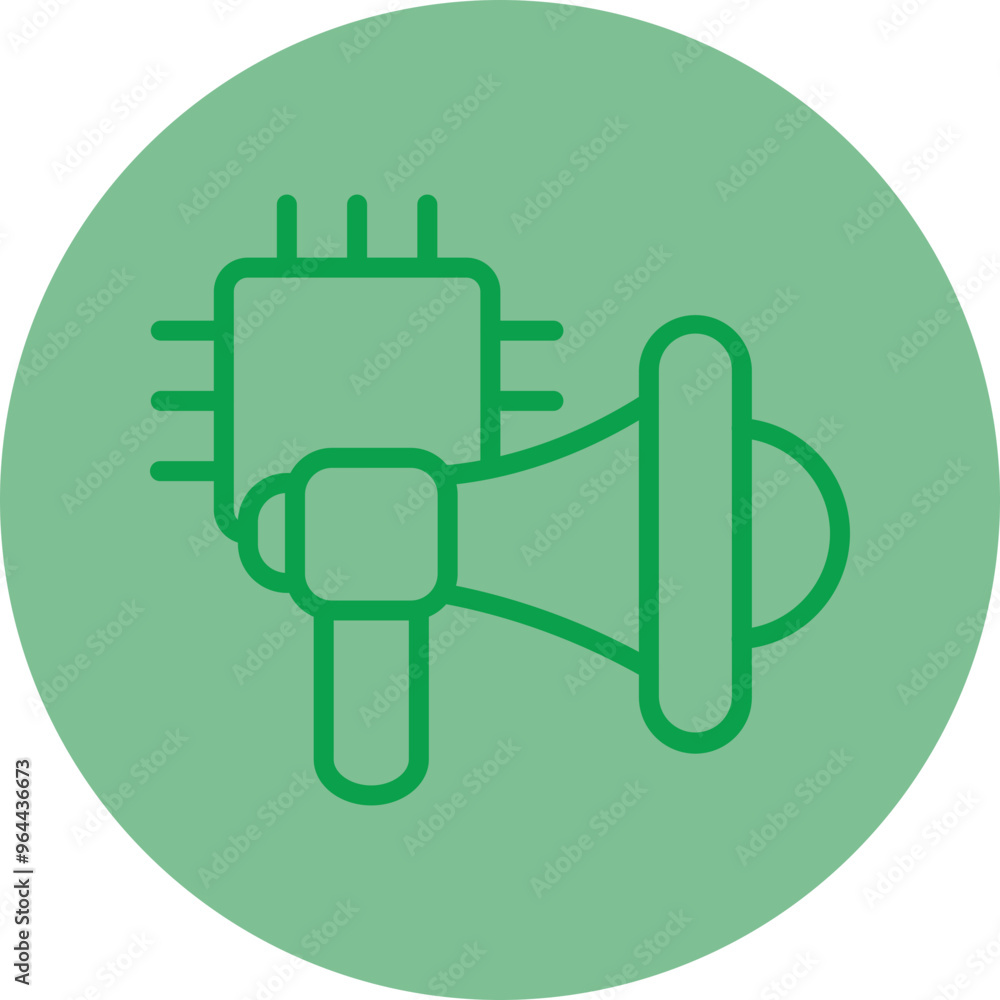 Advertising Vector Icon Design Advertising Vector Icon Design