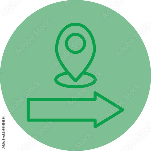 Let Go Vector Icon Design