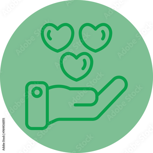 Loving Vector Icon Design
