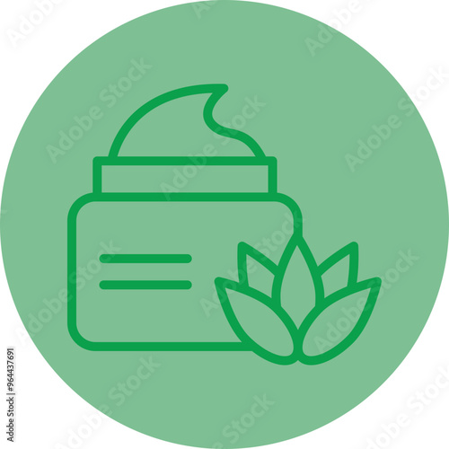 Cream Vector Icon Design