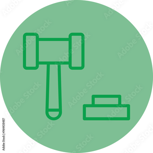 Auction Vector Icon Design