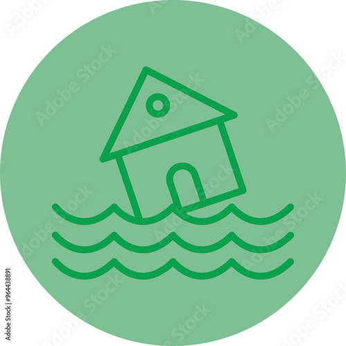 Flood Vector Icon Design