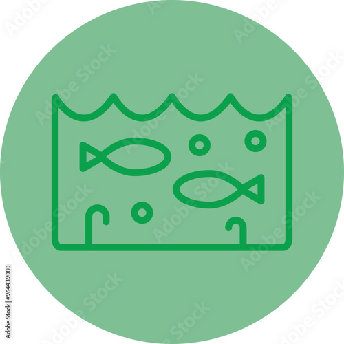 Underwater Vector Icon Design