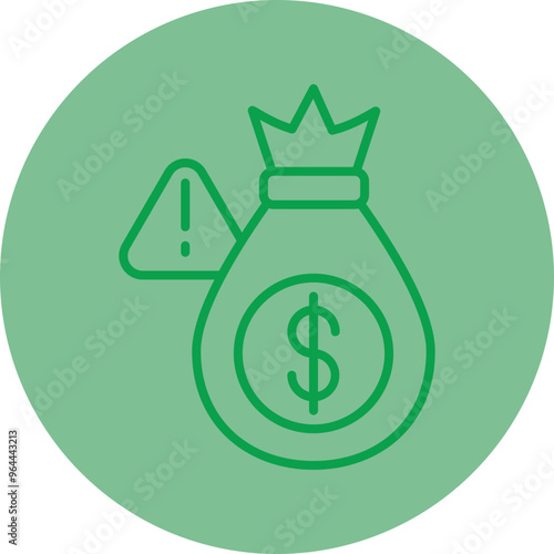 Risk Investment Icon Design
